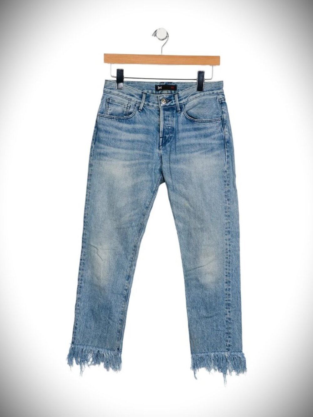 3x1  High-Rise Straight Leg Jeans  Blue | Size: XS | US 25